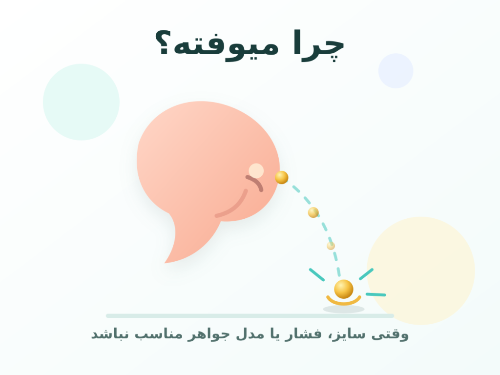 انیمیشن پیرسینگ بینی که از سوراخ در میره