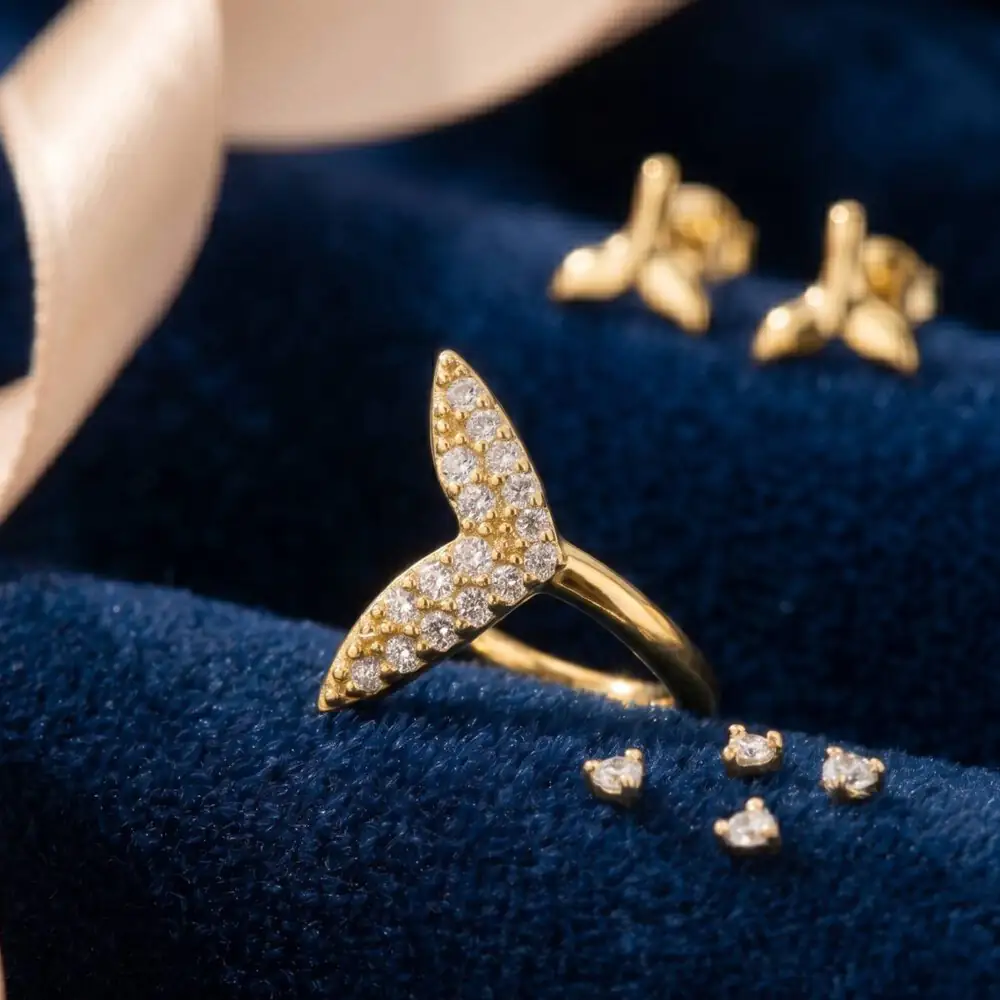 non-pierced-mermaid-nose-cuff-jewelry حلقه بینی فیک زنانه رنگ ثابت با طراحی ظریف پری دریایی مناسب استایل روزمره