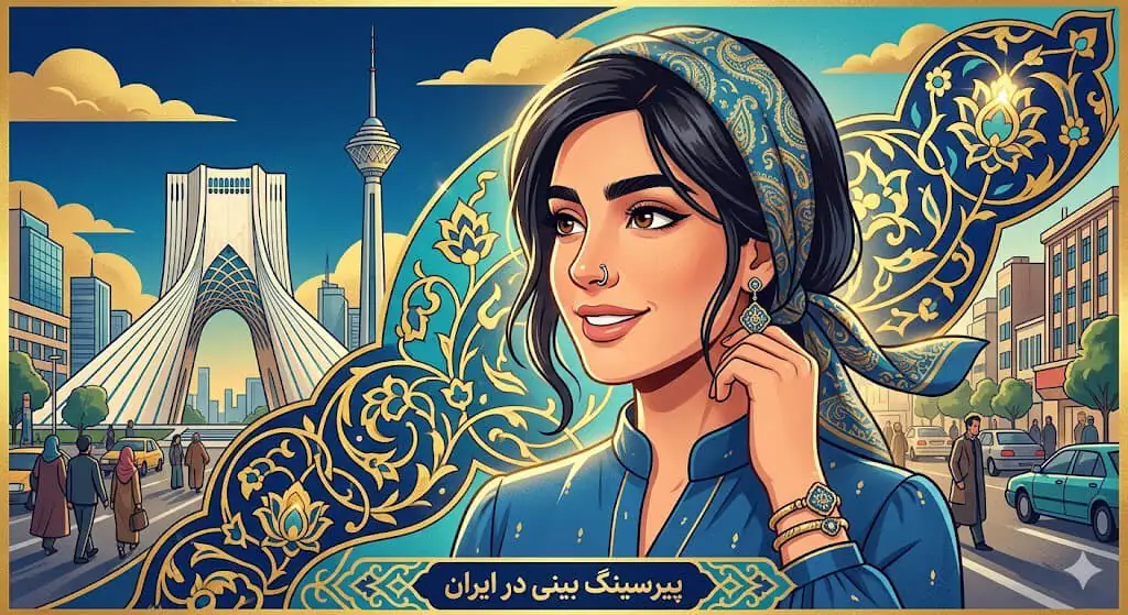 پیرسینگ بینی در ایران و فرهنگ مدرن ایرانی