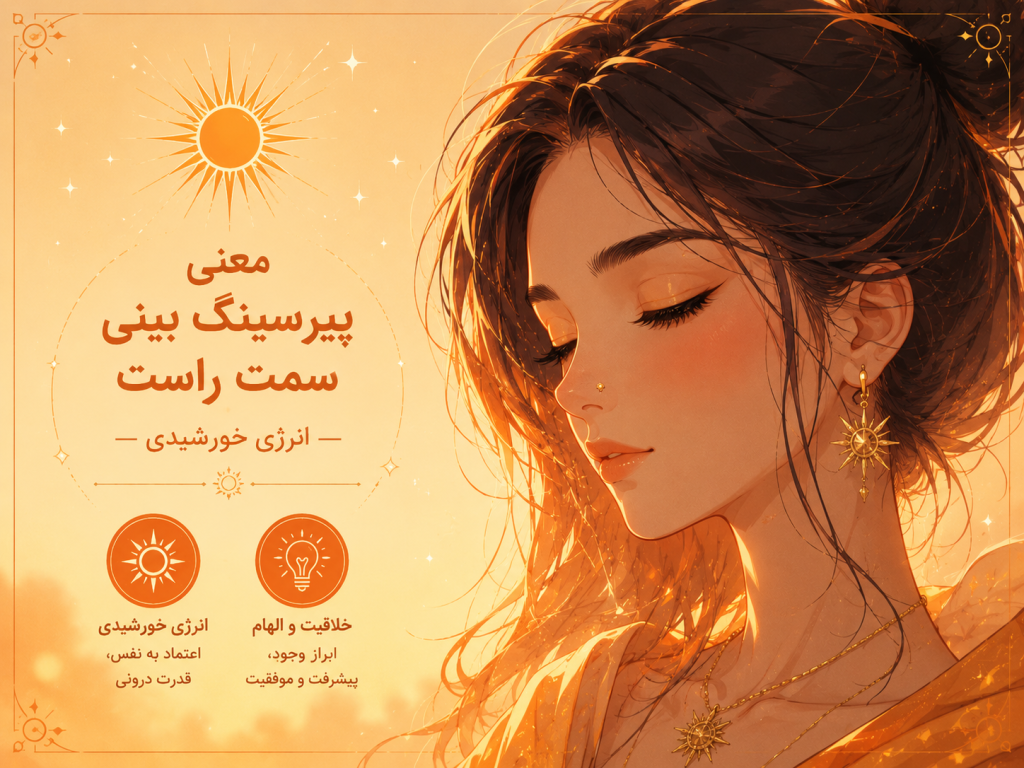 معنی پیرسینگ بینی سمت راست انرژی خورشیدی