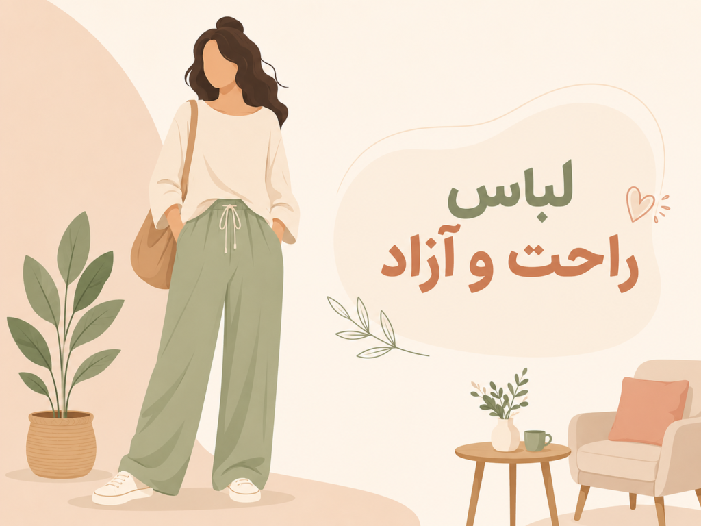 نمونه پوشیدن لباس گشاد و راحت برای جلوگیری از اصطکاک با پیرسینگ ناف در دوران بهبود