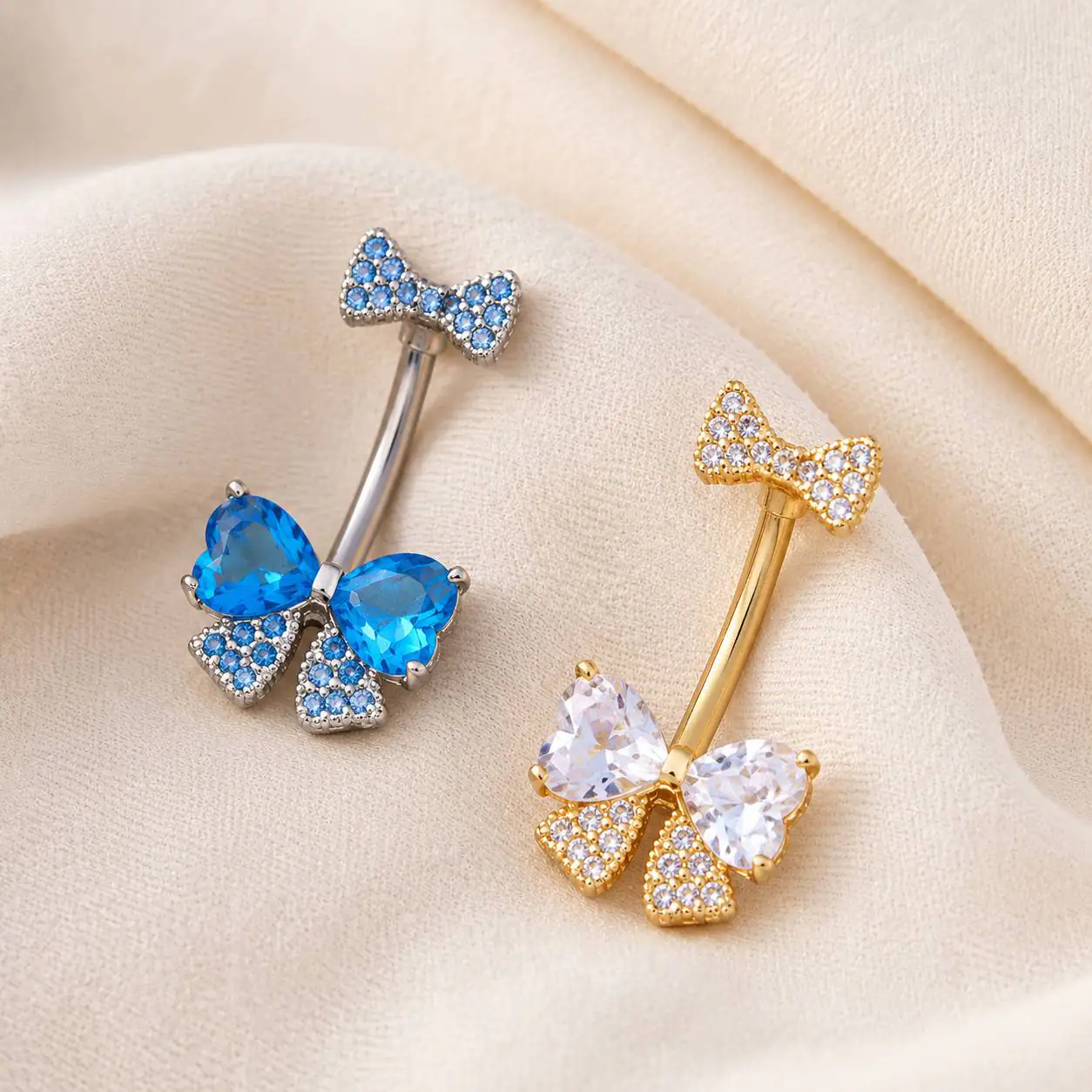 gold-silver-butterfly-navel-piercing