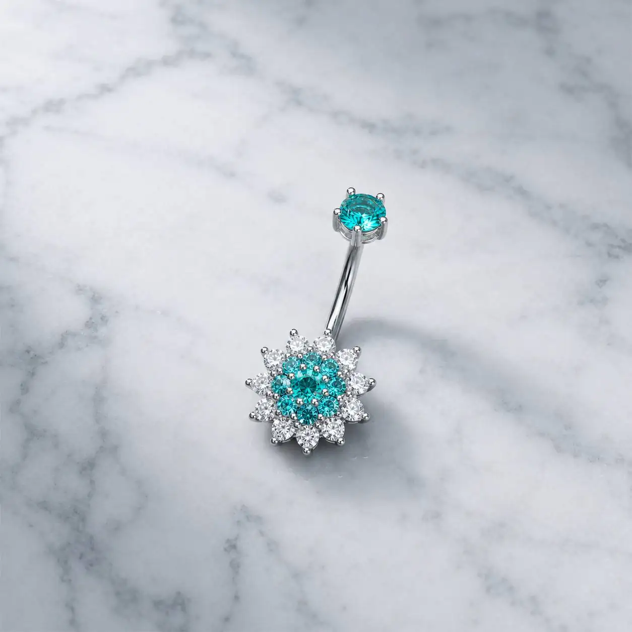turquoise-floral-navel-piercing-marble