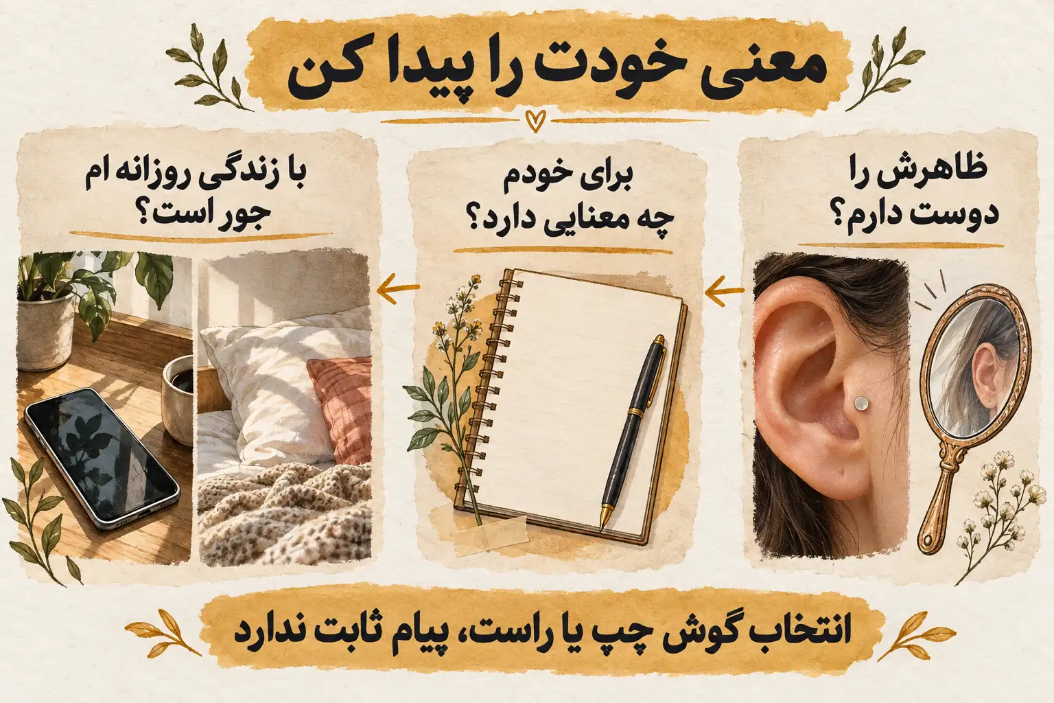 راهنمای انتخاب تراگوس بر اساس علاقه به ظاهر، معنای شخصی و سازگاری با زندگی روزانه